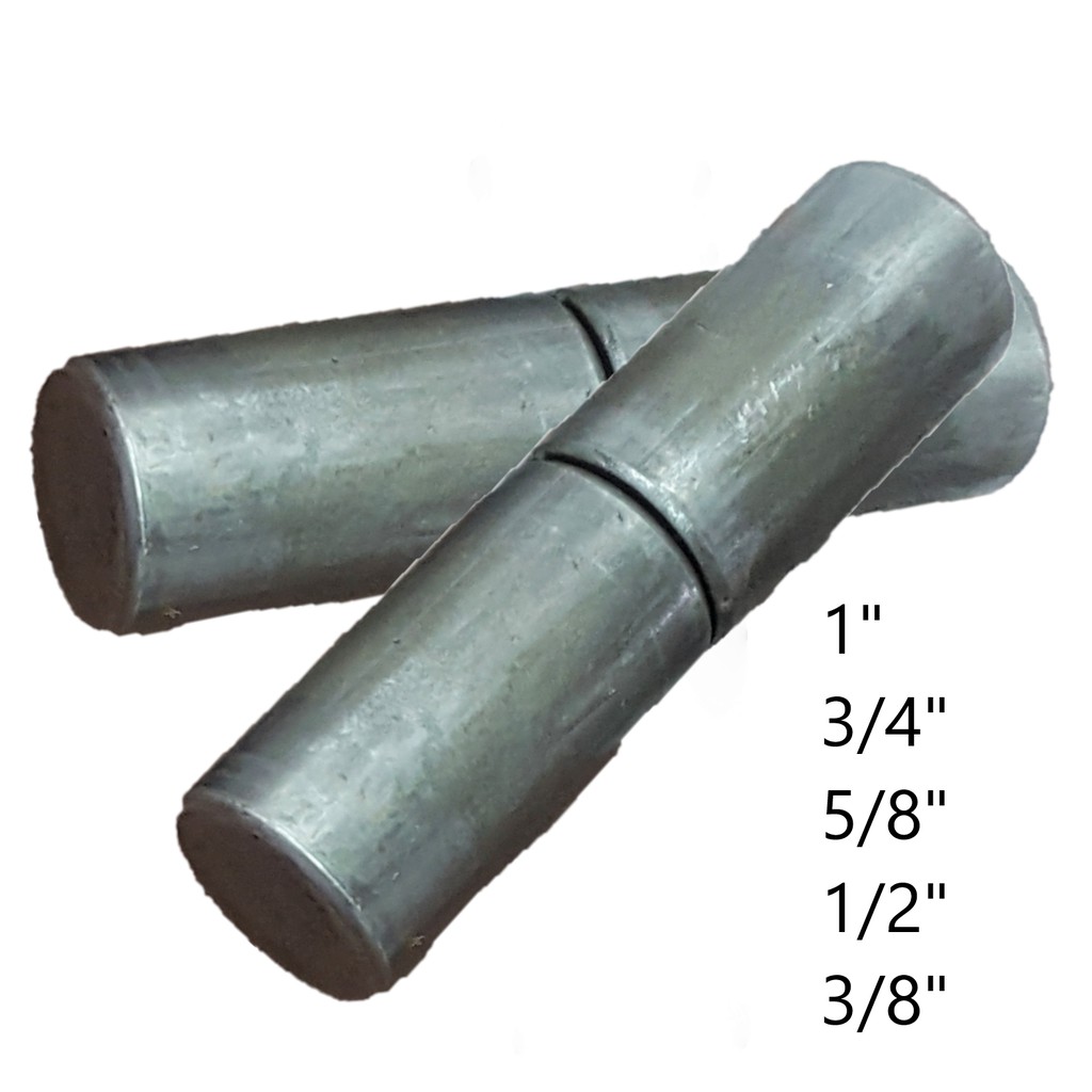 Mild Steel Cylindrical Hinges 1 , 3/4 , 5/8 , 1/2 , 3/8 2pcs Shopee