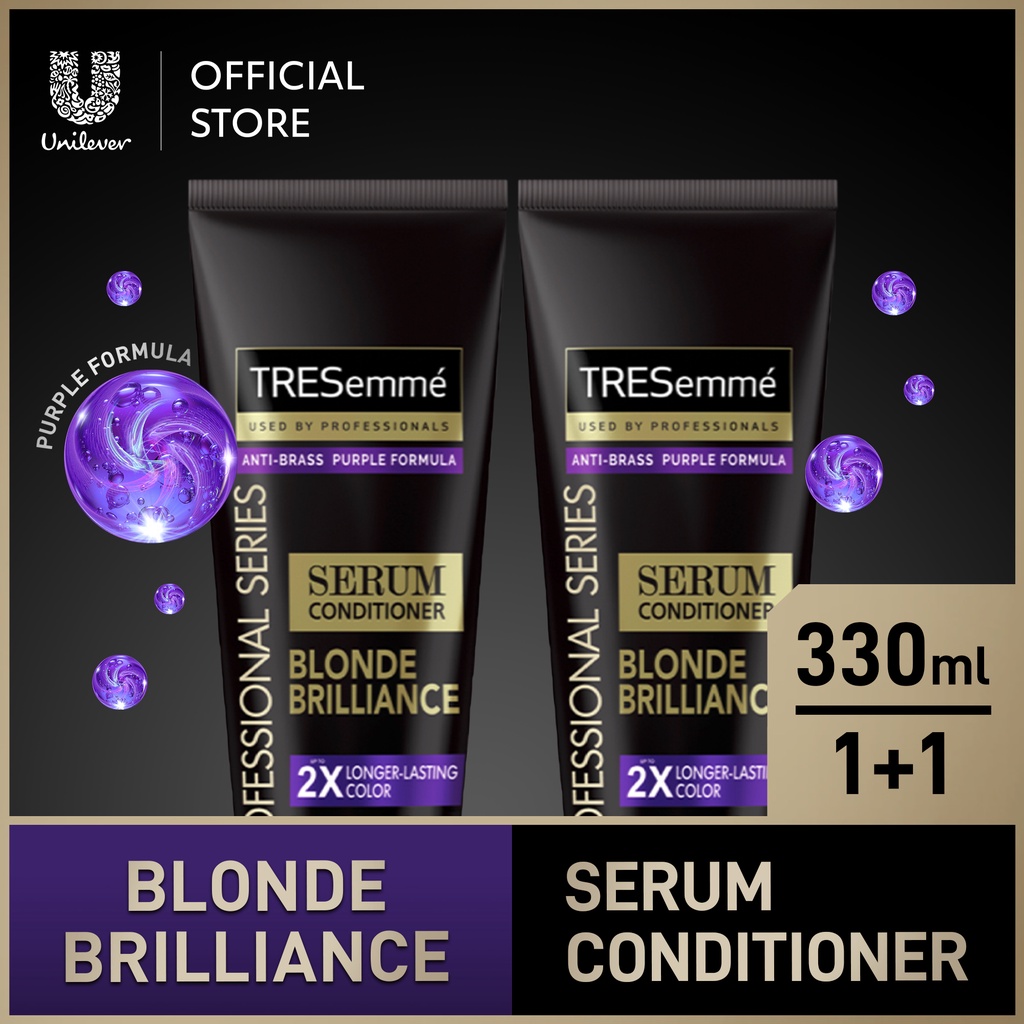 Bundle Of 2 Tresemme Blonde Brilliance Serum Conditioner 330ml Shopee Philippines 4972