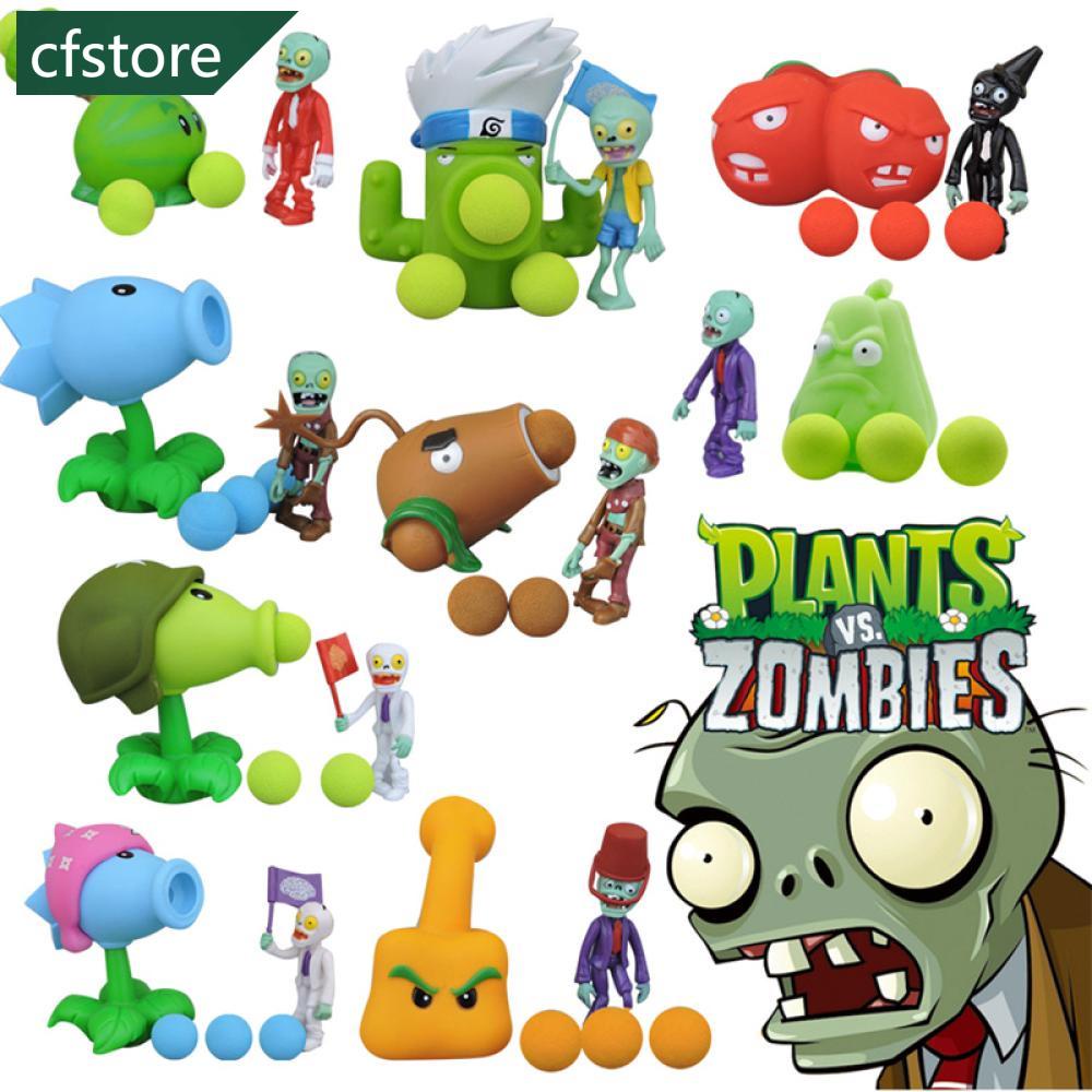 Cfstore Game Pvz Plants Vs Zombies Peashooter Pvc Action Figure Model Toys Birthday T For 9499