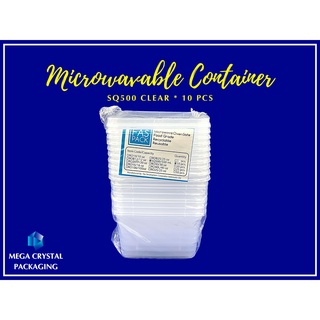 Microwavable Plastic Container Rectangular 500ml – Biz Asia