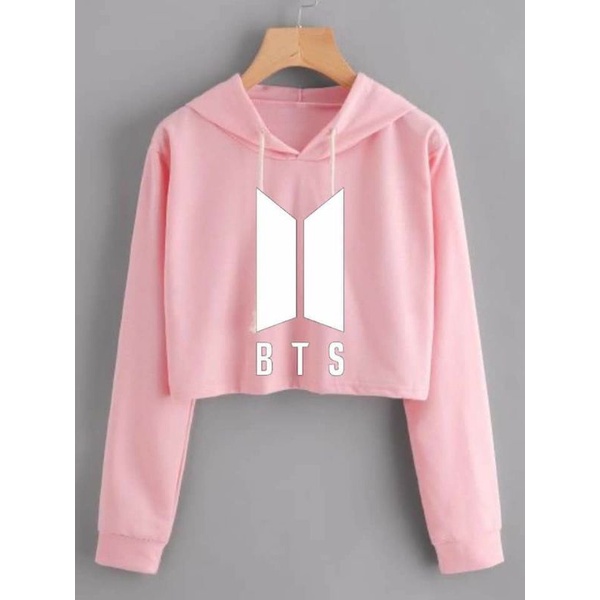 Crop top best sale hoodie shopee