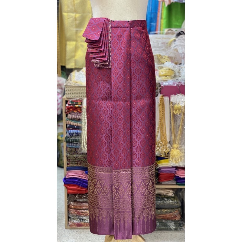 Mrs. Chai Carry Thick Fabric Thai Dress Women's Face | Shopee Philippines