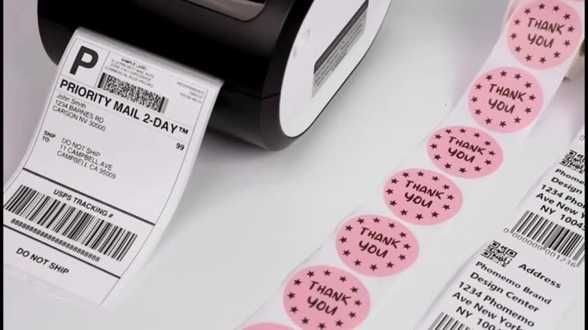 DRPDA Bluetooth Thermal Printer A6 Barcode Shipping Label Consignment ...