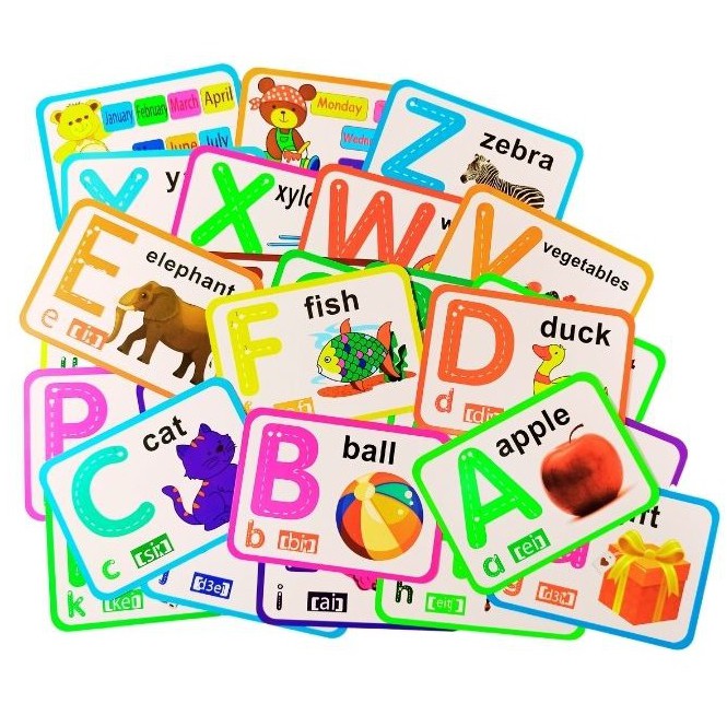 Flash Cards Educational Flash Cards Kids Cards Numbers Animals Alphabet ...