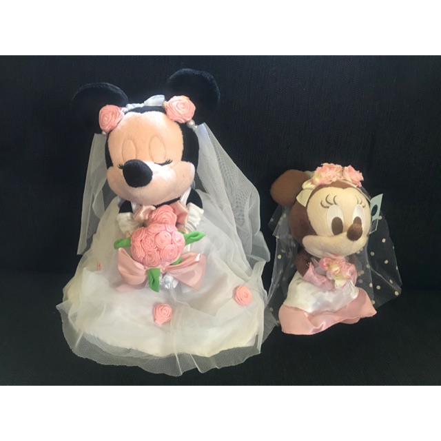 Minnie mouse bride stuffed hot sale animal