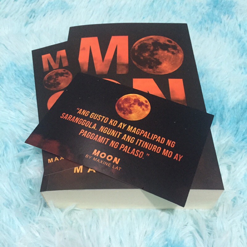 Moon by Maxinejiji (Maxine Lat) self published book | Shopee Philippines