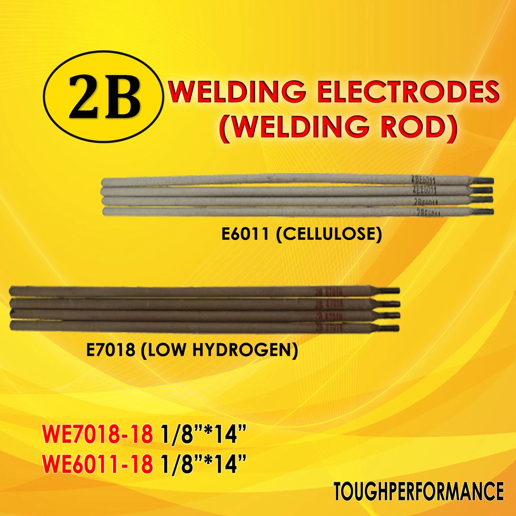 2B E6011 (CELLULOSE) & E7018 (LOW HYDROGEN) WELDING ELECTRODES (WELDING