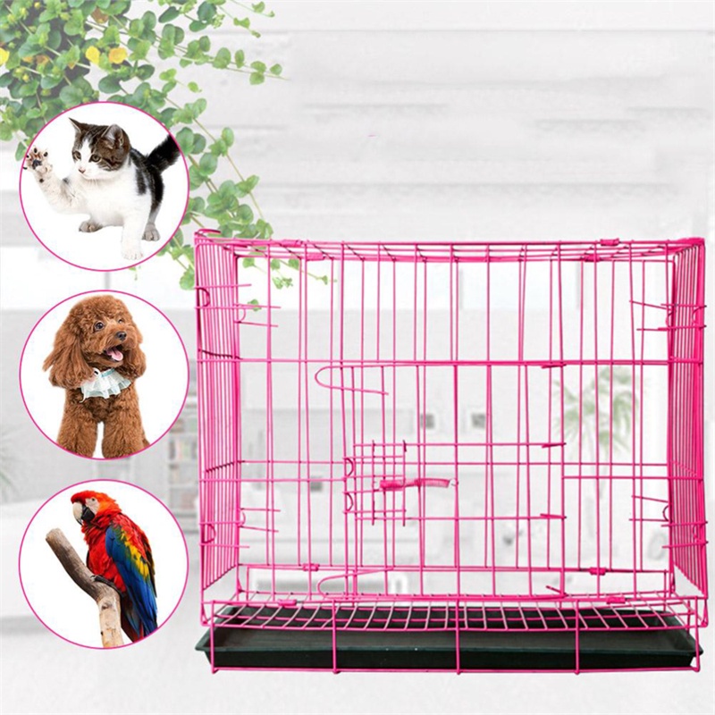 Heavy Duty Pet Cages Cat Rabbit Dog Cage Foldable S M L XL Free Poop ...