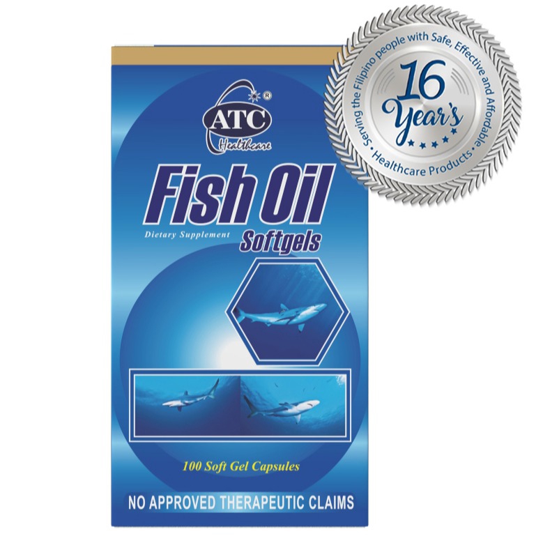 ATC Fish Oil 995mg x 100's (1 bottle) Shopee Philippines