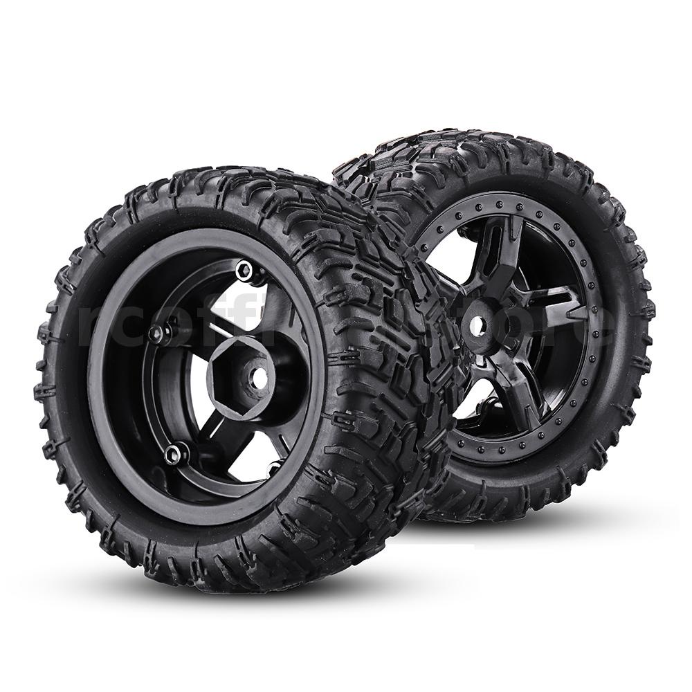 Remo P6973 Rubber RC Car Tires For 1621 1625 1631 1635 1651 1655 Wltoys ...