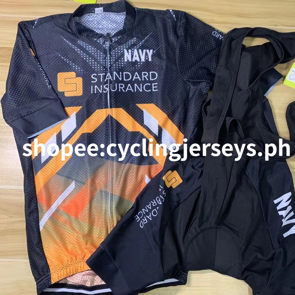 Powerband Cycling Jersey Pro TEAM GOLD NAVY STANDARD INSURANCE