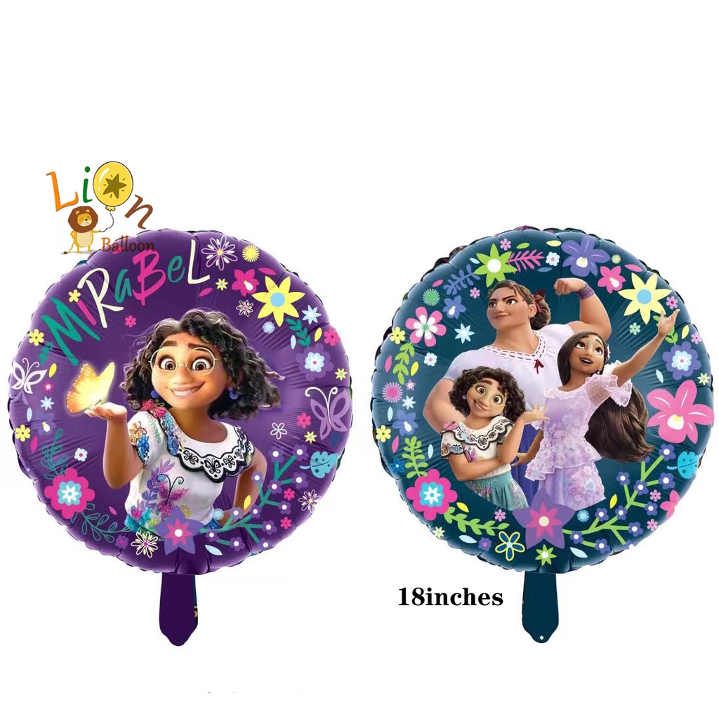 Encanto Mirabel Theme Foil Balloons Birthday Balloons Decoration Disney ...