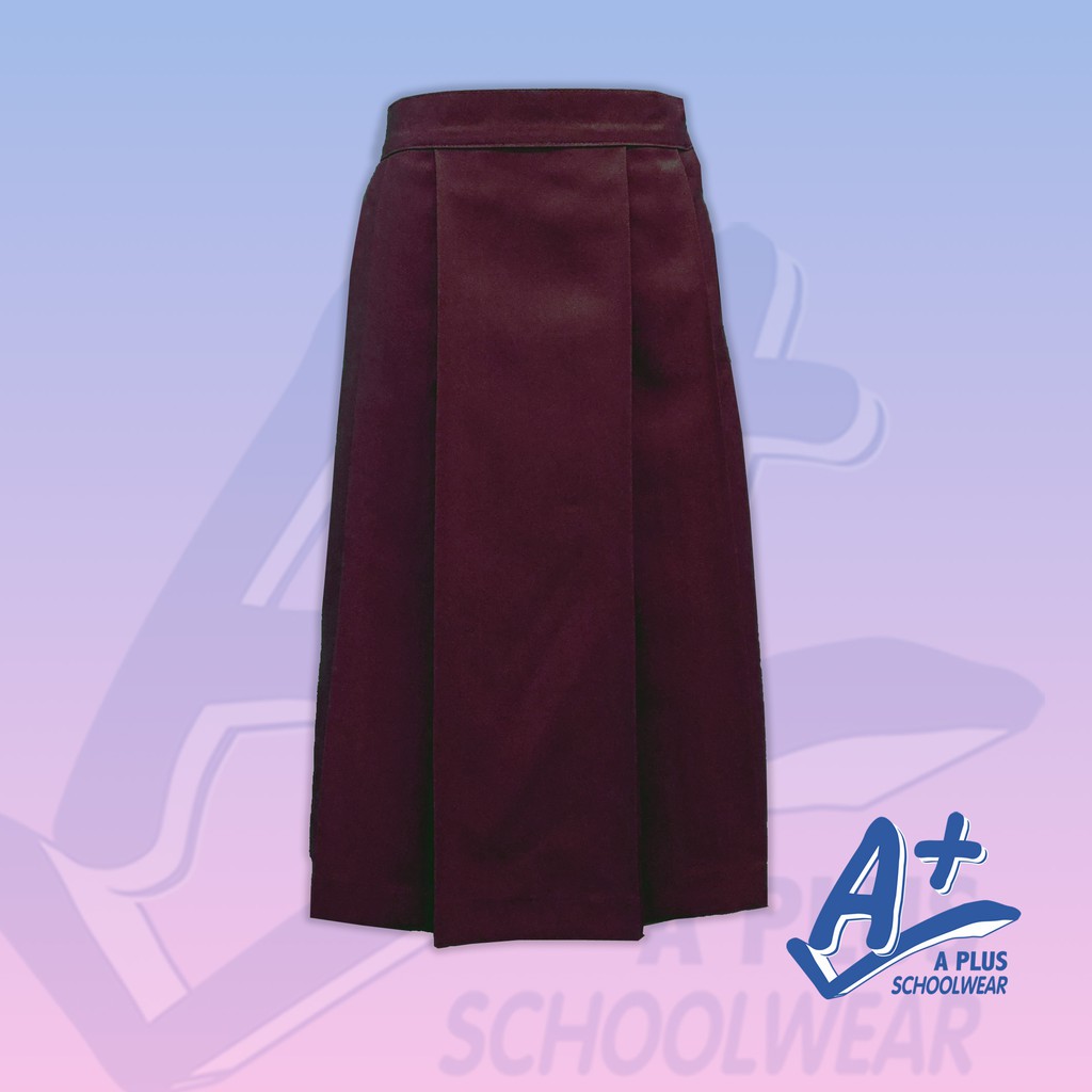 Maroon school cheap skirt uniforms