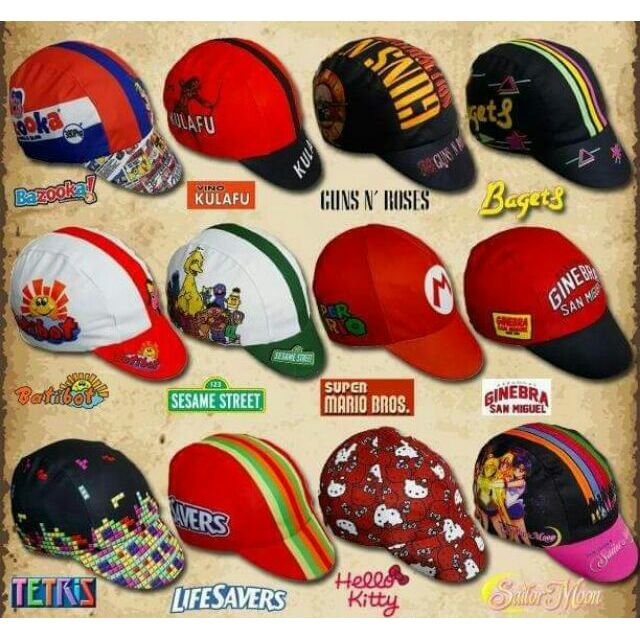 Cycling cap hot sale shopee