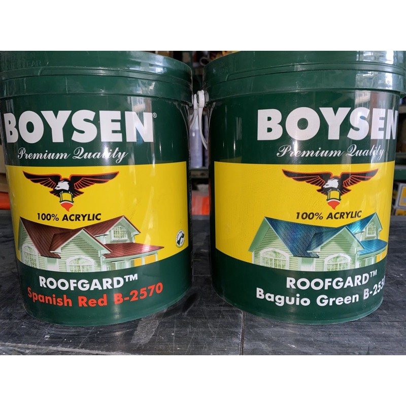 BOYSEN ROOFGUARD SPANISH RED / BAGUIO GREEN Shopee Philippines