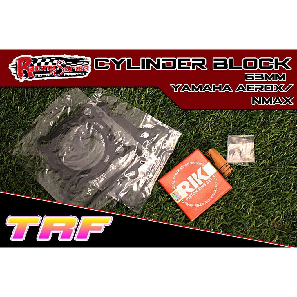 TRF Cylinder block kit nmax/aerox chromebore(63mm) | Shopee Philippines