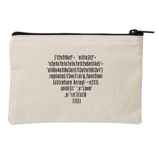 IT Designs Canvas Pouch, Canvas Purse, IT memes, IT quotes, Programming ...