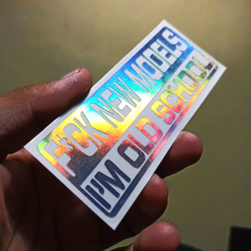 F*ck New Models Im Old School Decals | Shopee Philippines