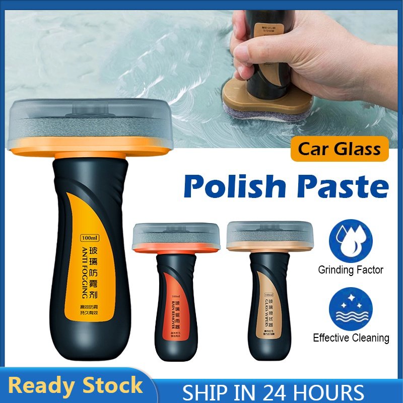 100ml Car Windshield Glass Coating Agent Hydrophobic Rain Mark Oil Film
