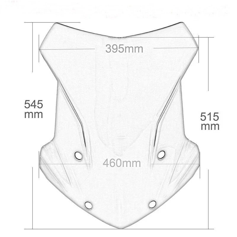 Motorcycle Windshield Viser VIsor Deflector WindScreen Fits For BMW R ...