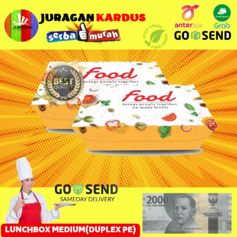 Medium LUNCH BOX/Rice BOX/Pattern LUNCHBOX/Rice Cardboard/Rice