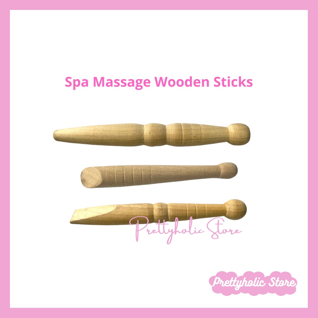 Thai Spa Massage Wooden Reflexology Sticks | Shopee Philippines