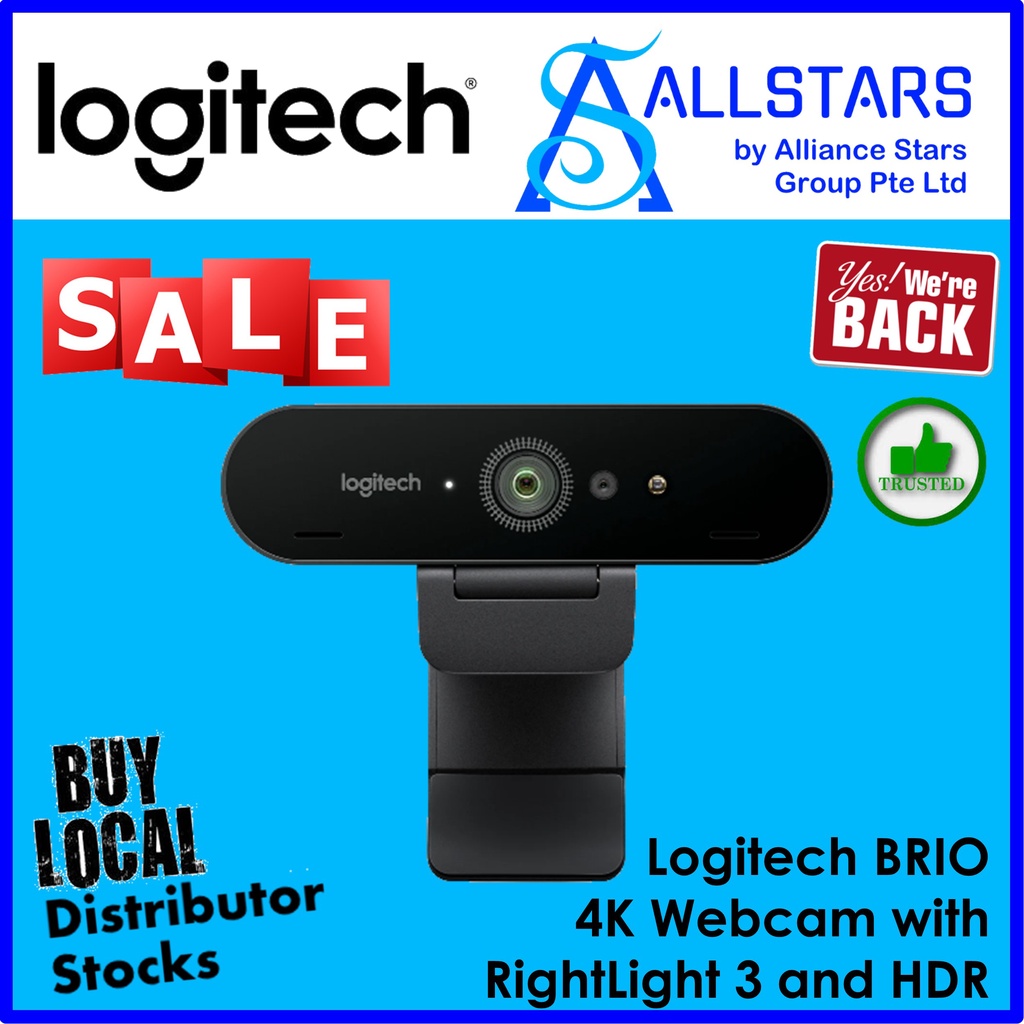 Webcam 4K Pro avec HDR et RightLight3