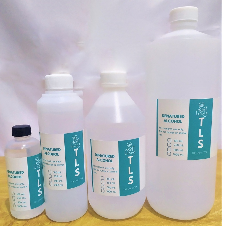 Denatured Alcohol in Leakproof Bottle 500mL and 1L Shopee Philippines