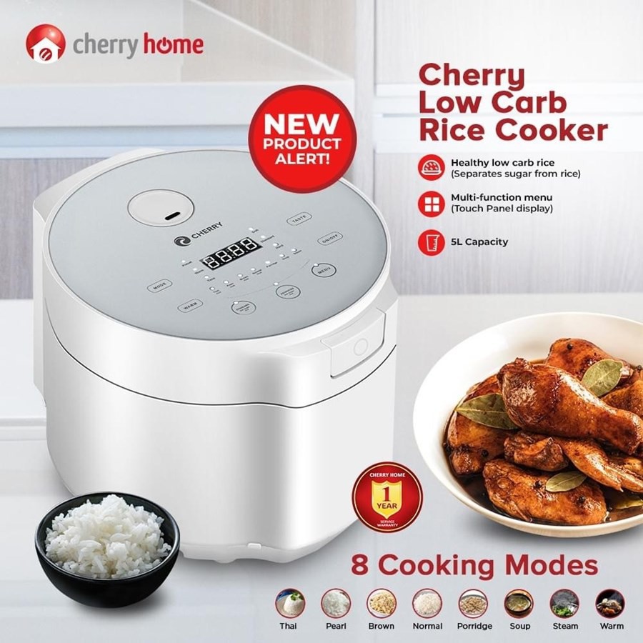 10.10 SALE! Cherry Home Low Carb Rice Cooker Shopee Philippines
