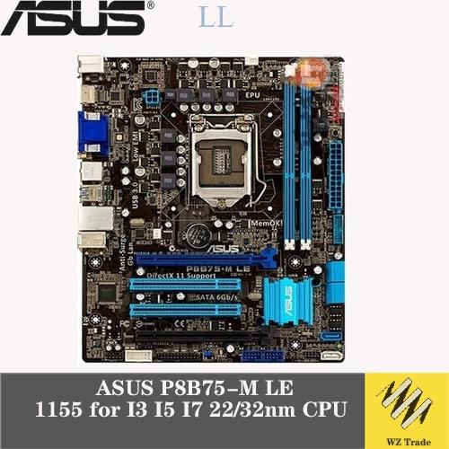 original motherboard for ASUS P8B75-M LE LX PLUS DDR3 LGA 1155 for I3 ...