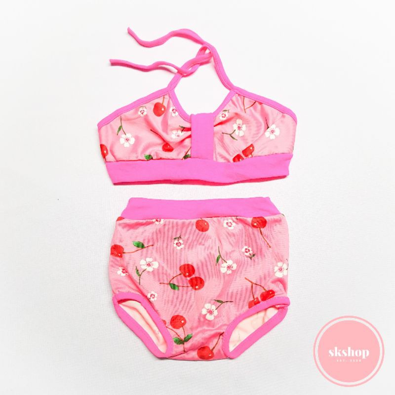 Baby Girl Two Piece Swimsuit for 3 12 months old Shopee