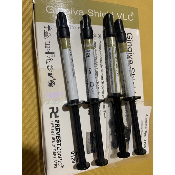 Gingiva Shield VLC Light curing gingival resin barrier, blue 1.2ml EXP