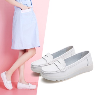 World Balance Easy Soft Claire Ladies White Shoes Nursing Student Shoes for  Women