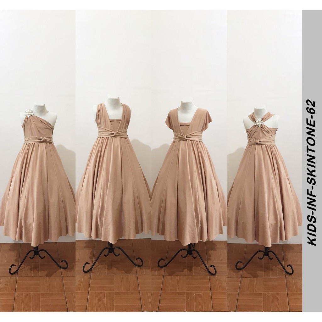 Infinity dress hot sale with petticoat