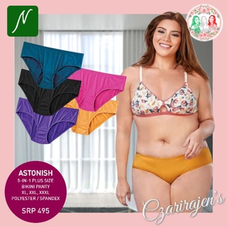 Natasha Simply Sexy 5pcs Plus Size Panty Set