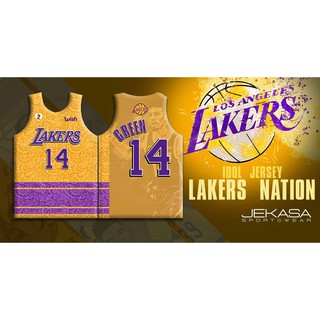 Mens Danny Green #14 Big Face Purple Los Angeles Lakers HWC Jersey  392691-272, Danny Green Lakers Jersey, Mamba Jersey