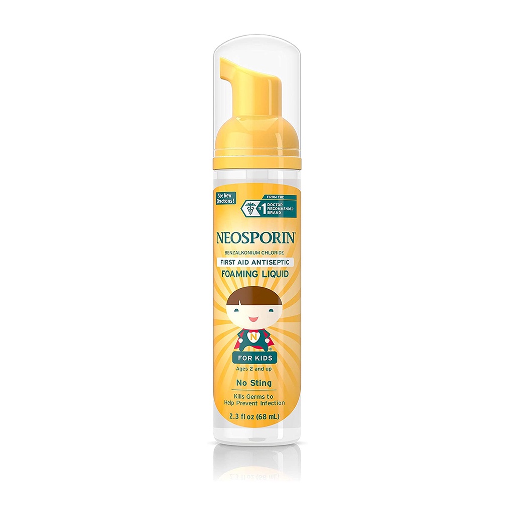 NEOSPORIN First Aid Antiseptic Foaming Liquid 86ml Shopee Philippines