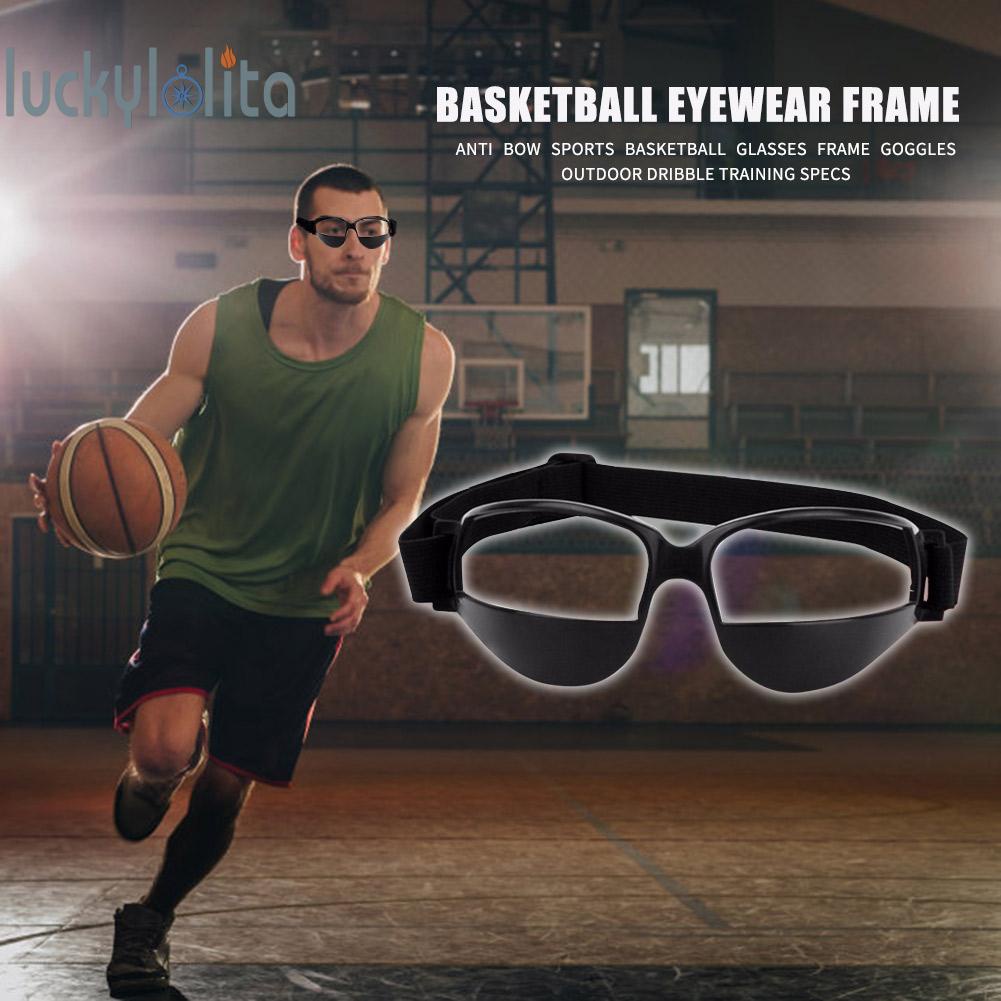 LUCKYLOLITA Anti Bow Sports Basketball Glasses Frame Goggles Outdoor Dribble Training Specs