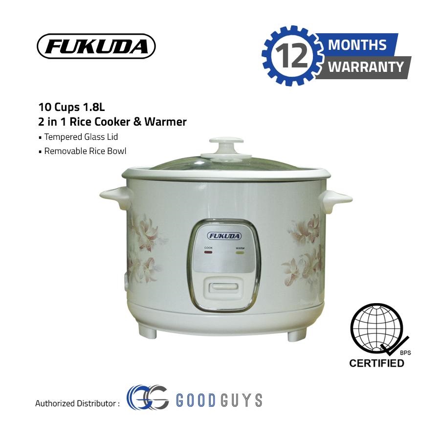 Fukuda Rice Cooker and Warmer 10 Cup FRC10CB Goodguys Shopee Philippines