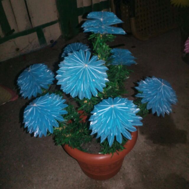 Flower made in plastic straw recycle materials Shopee Philippines