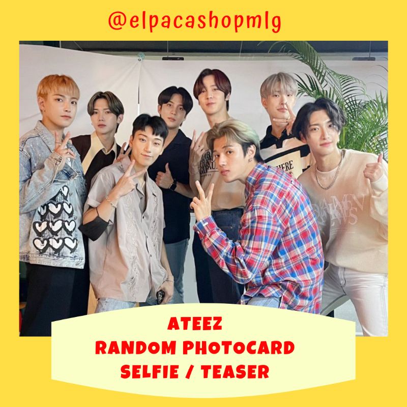 Ateez RANDOM PHOTOCARD | Shopee Philippines