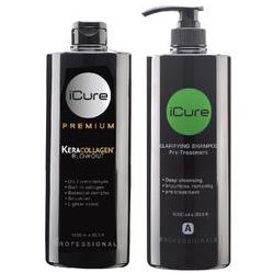 Icure Keracollagen Brazilian Blowout 1000ml Shopee Philippines