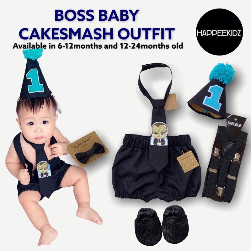 Boss Baby THEMED Cake Smash Outfit Shopee Philippines