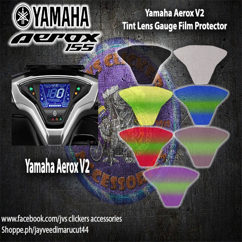 Yamaha Aerox v2 2021 to 2024 Tint Gauge Film Sticker Lens Panel ...