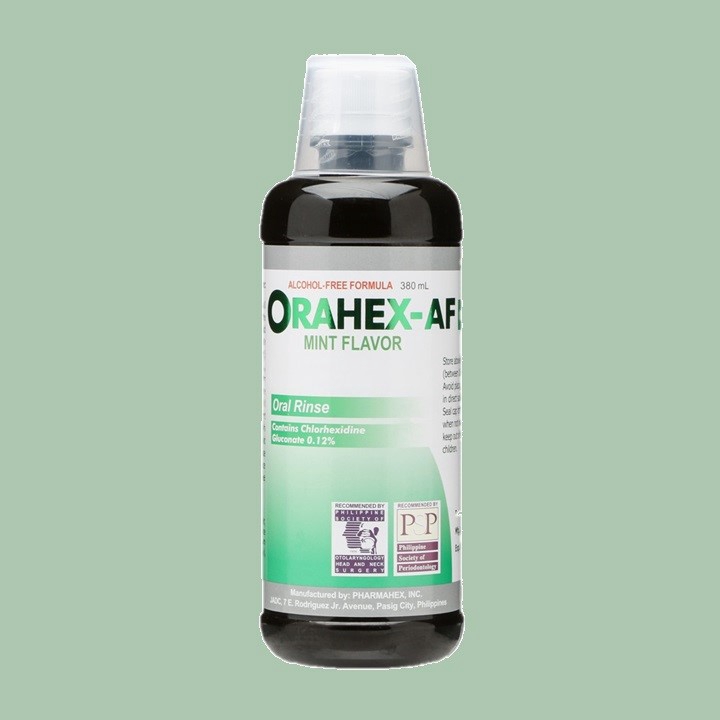 ORAHEX Oral Rinse 380ml Mint Alcohol | Shopee Philippines