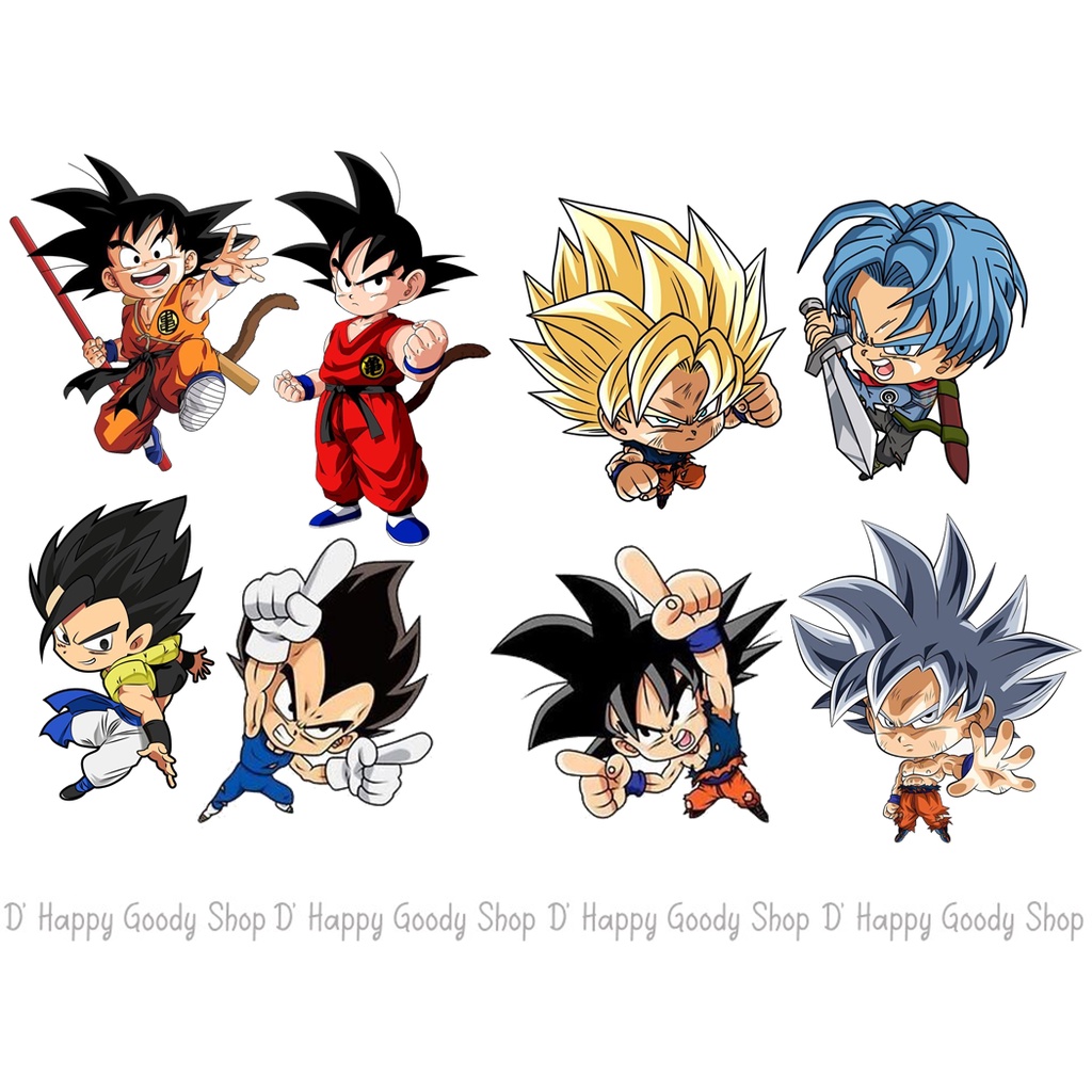 ANIME STICKER FOR LAPTOP DRAGON BALL Z VINYL STICKER LARGE SIZE