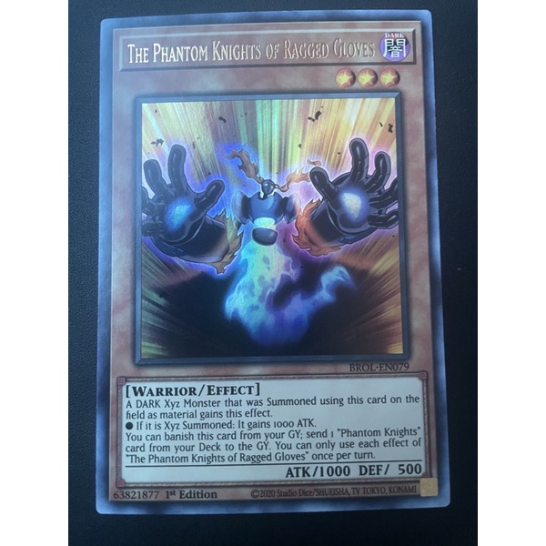 Yugioh - The Phantom Knights of Ragged Gloves (TCG) | Shopee Philippines