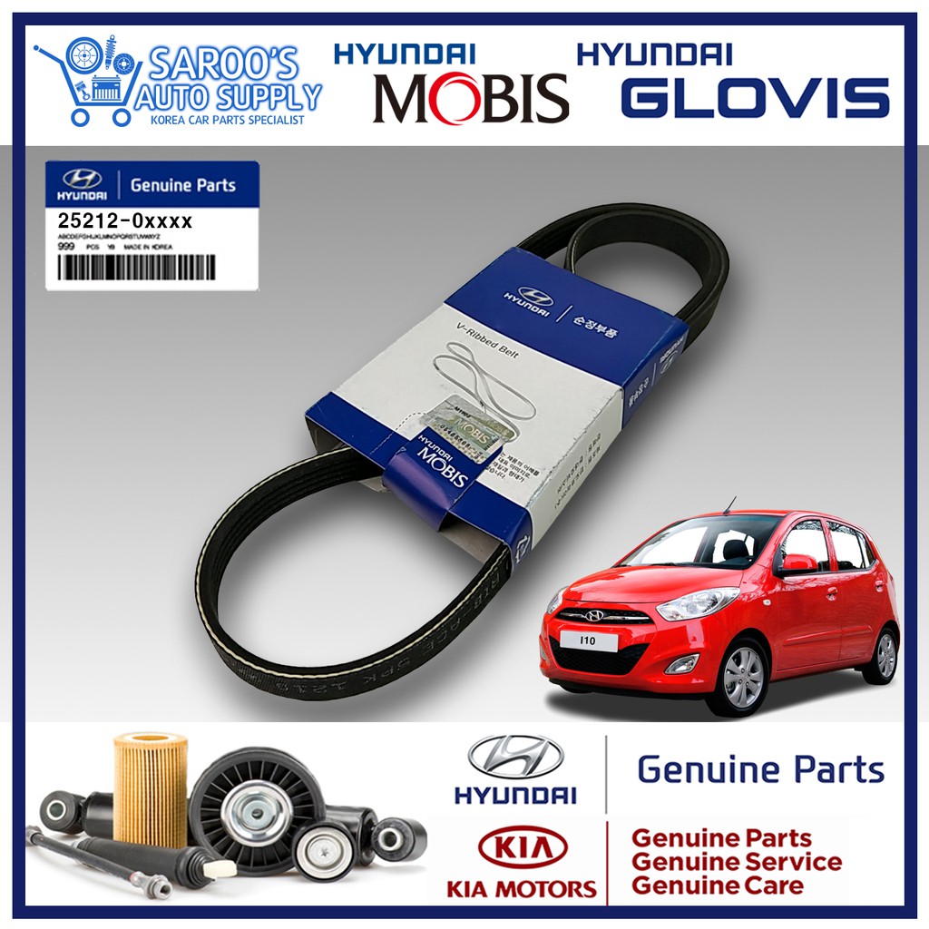 [kappa] Fan Belt / V-Belt For Hyundai I10 , Kia Picanto 1200cc , Gas ...