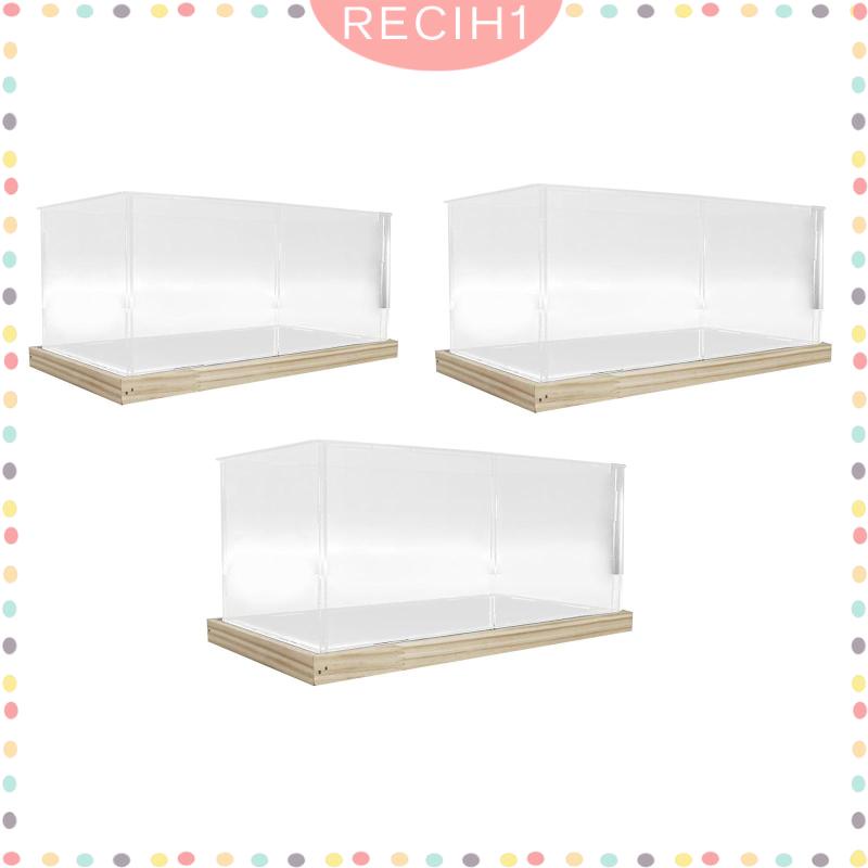 [recih] Acrylic Display Case Storage Dustproof Assemble