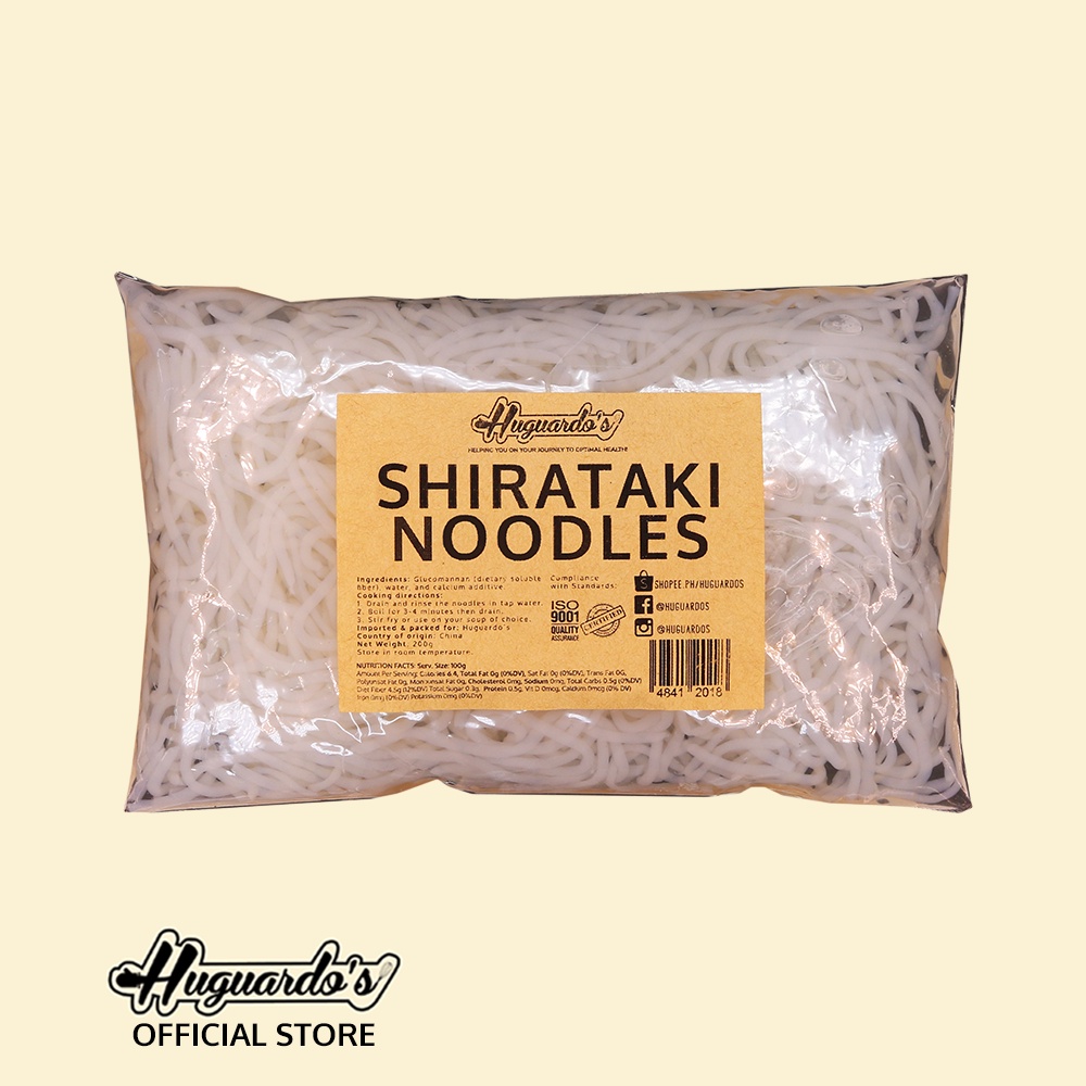 Shirataki Noodles by Huguardo's Shopee Philippines